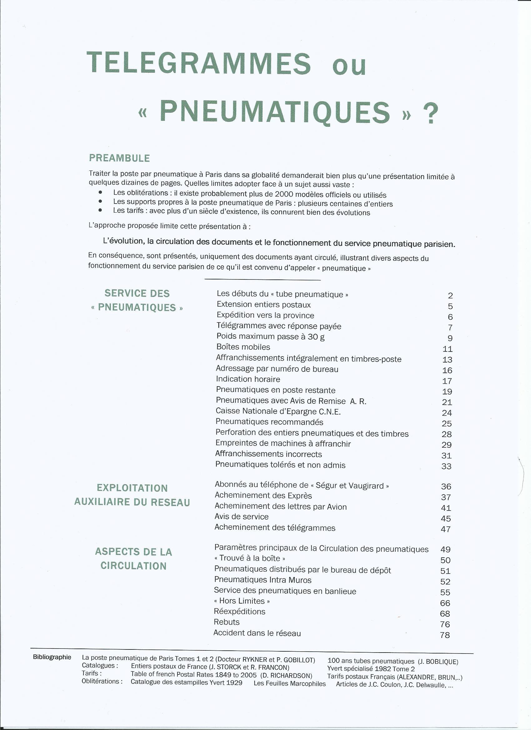 T��l��grammes ou pneumatiques p. 1
