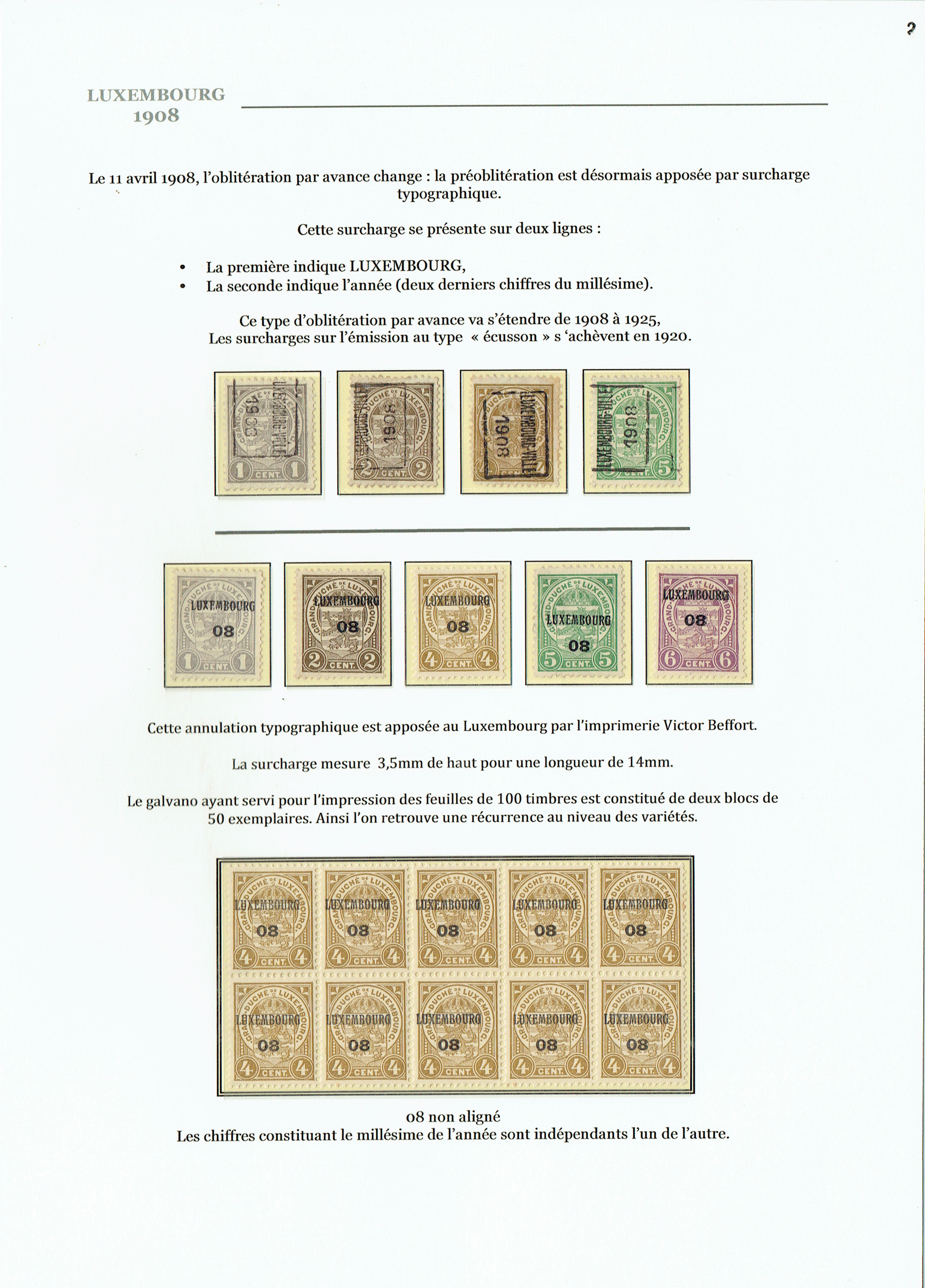 Les timbres-poste au type ���Ecusson��� oblit��r��s par avance p. 2