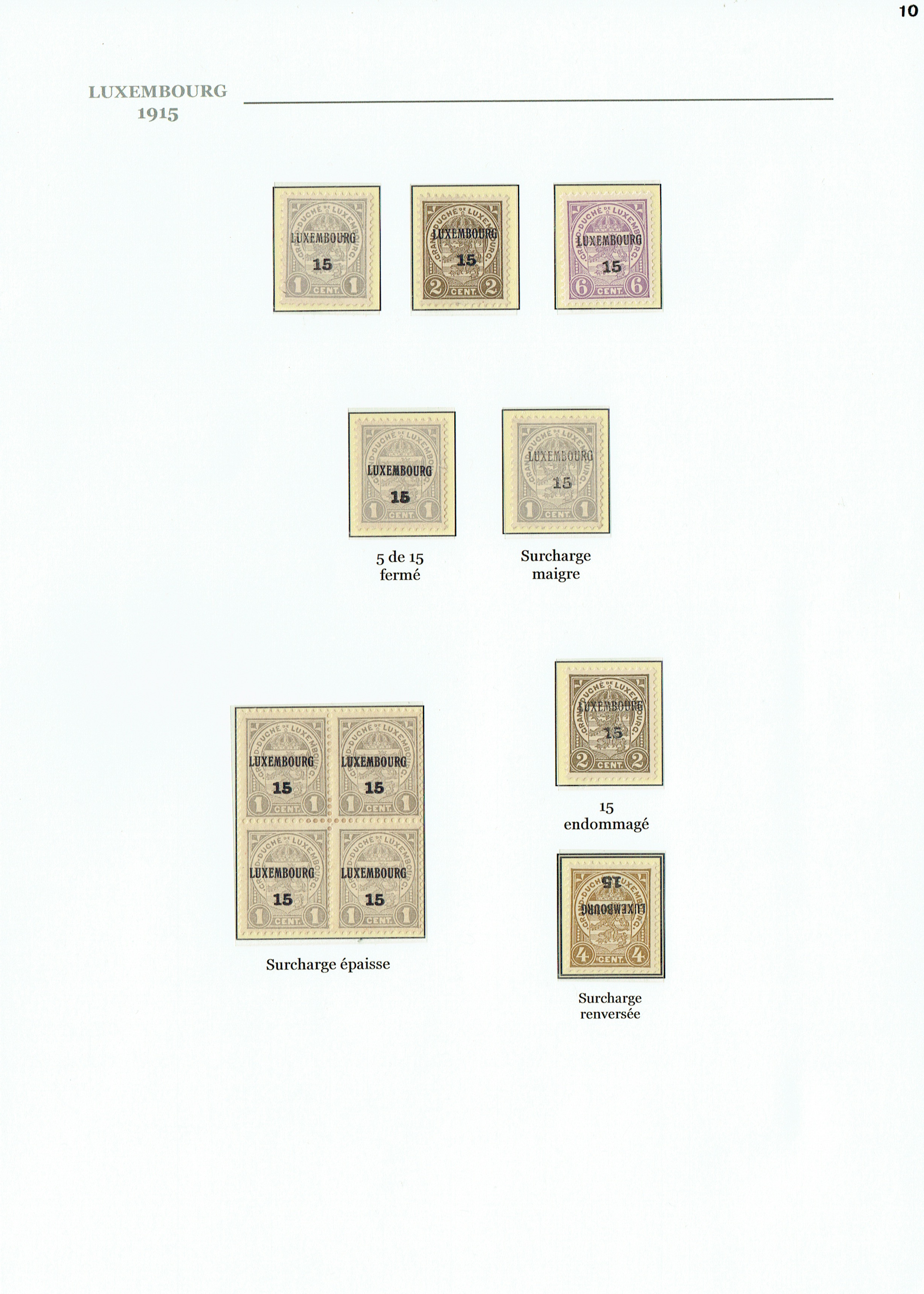 Les timbres-poste au type ���Ecusson��� oblit��r��s par avance p. 10