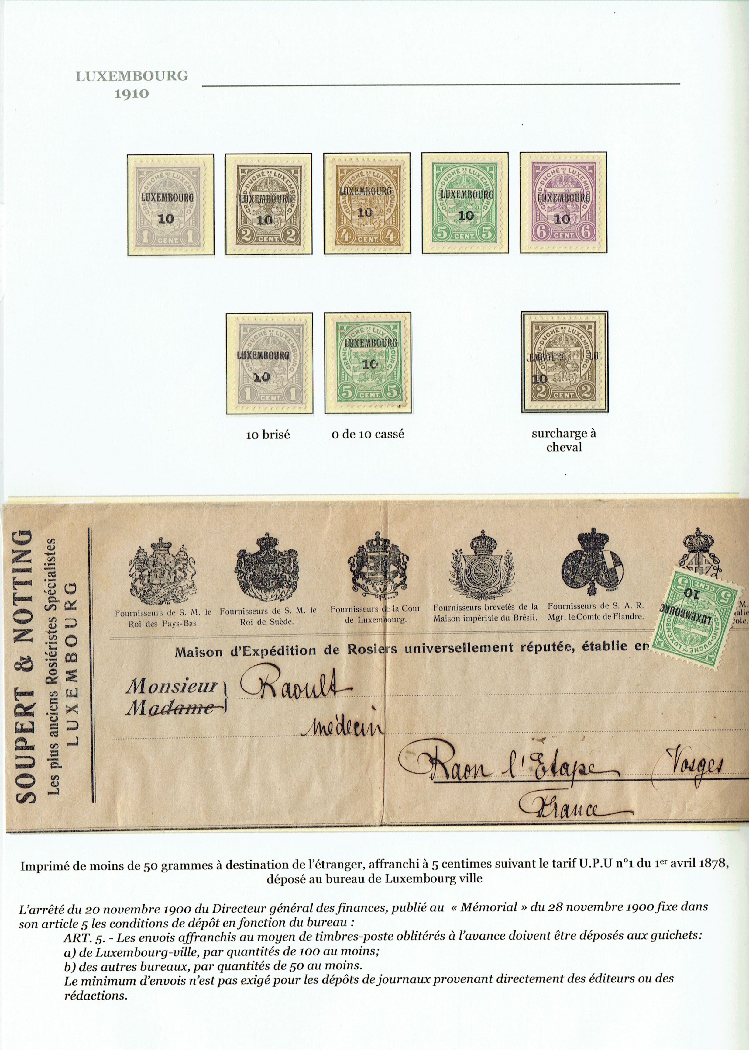 Les timbres-poste au type ���Ecusson��� oblit��r��s par avance p. 5