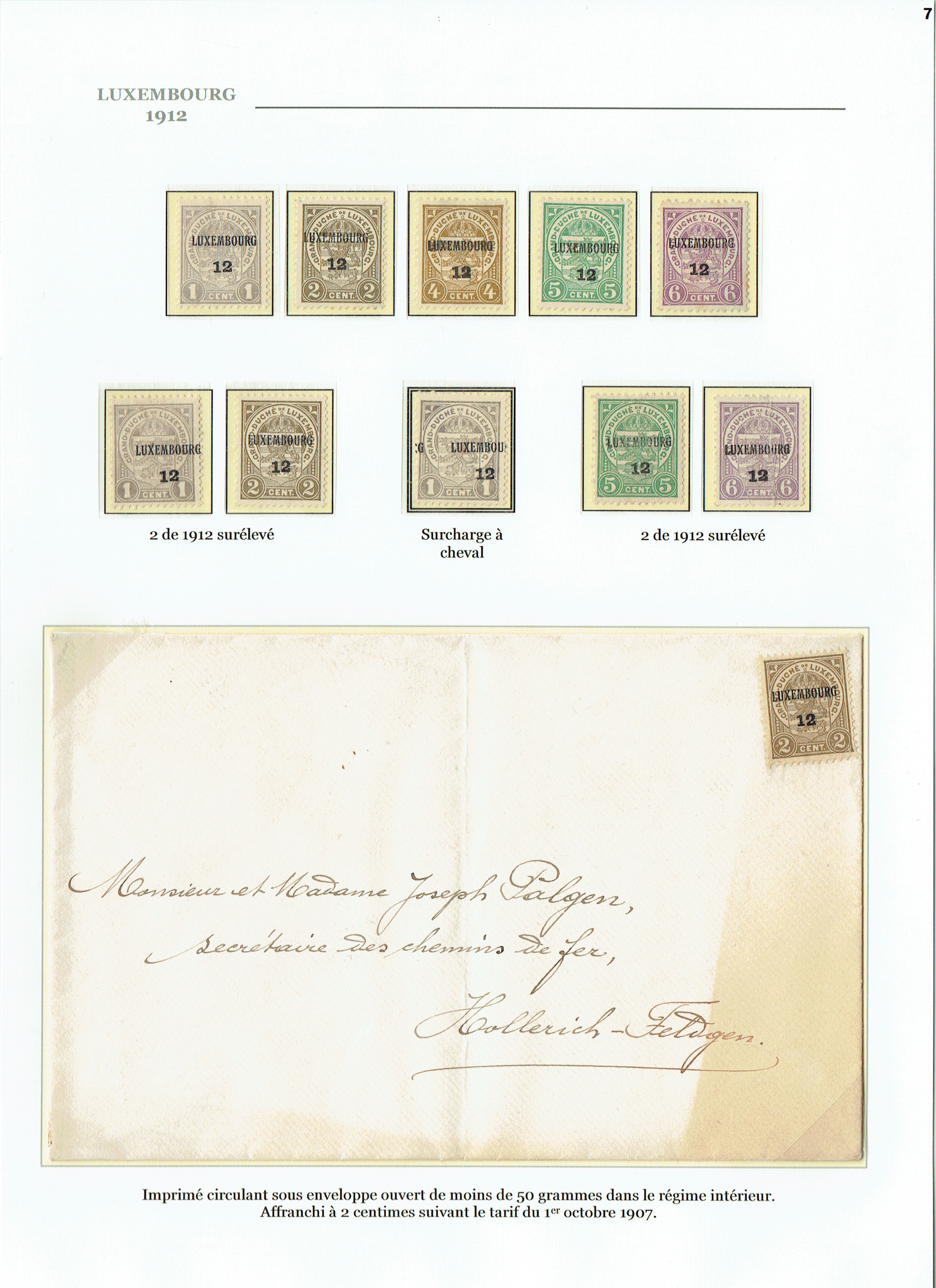 Les timbres-poste au type ���Ecusson��� oblit��r��s par avance p. 7