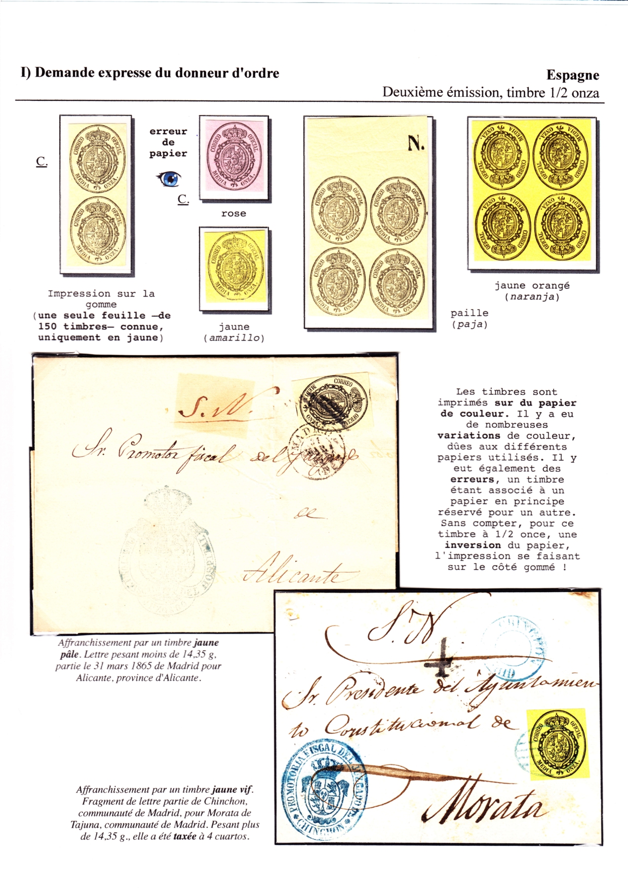 Les débuts des timbres sans valeur faciale apparente p. 5