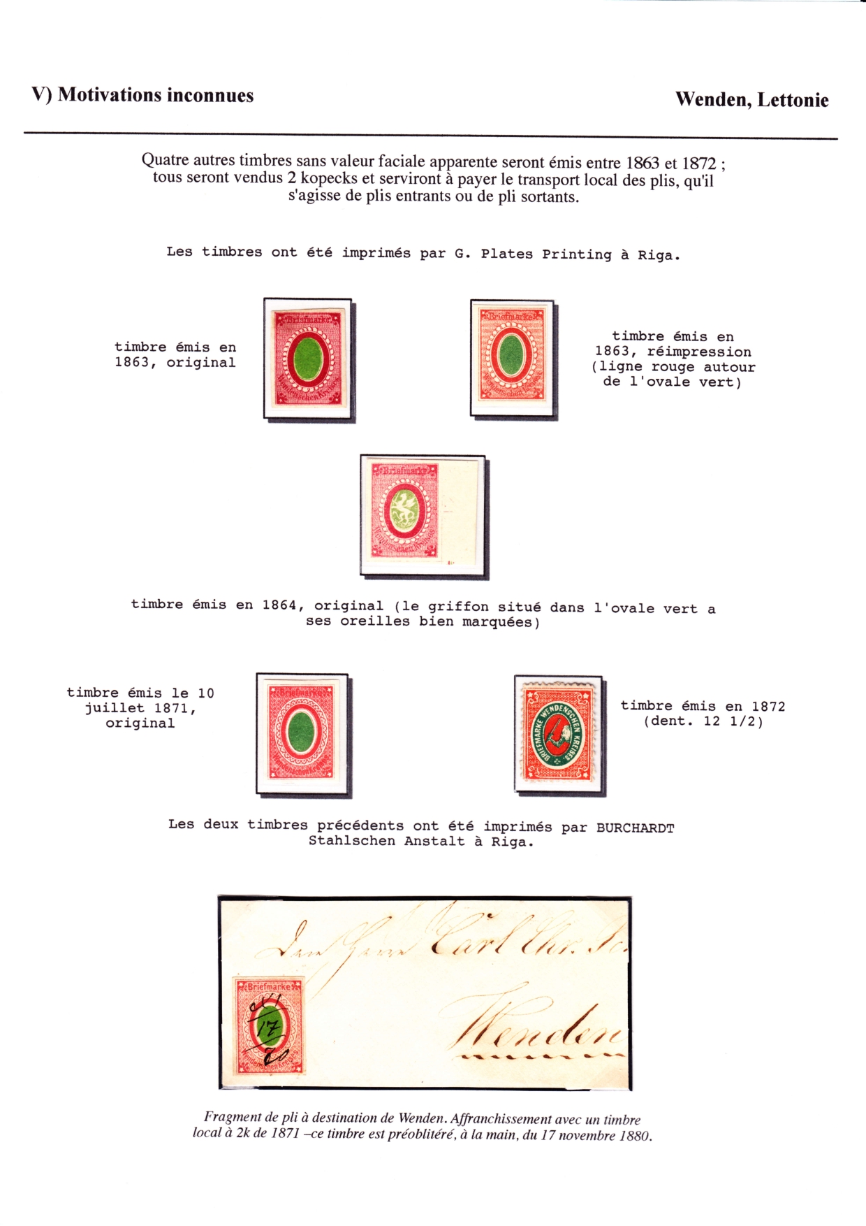Les d��buts des timbres sans valeur faciale apparente p. 75