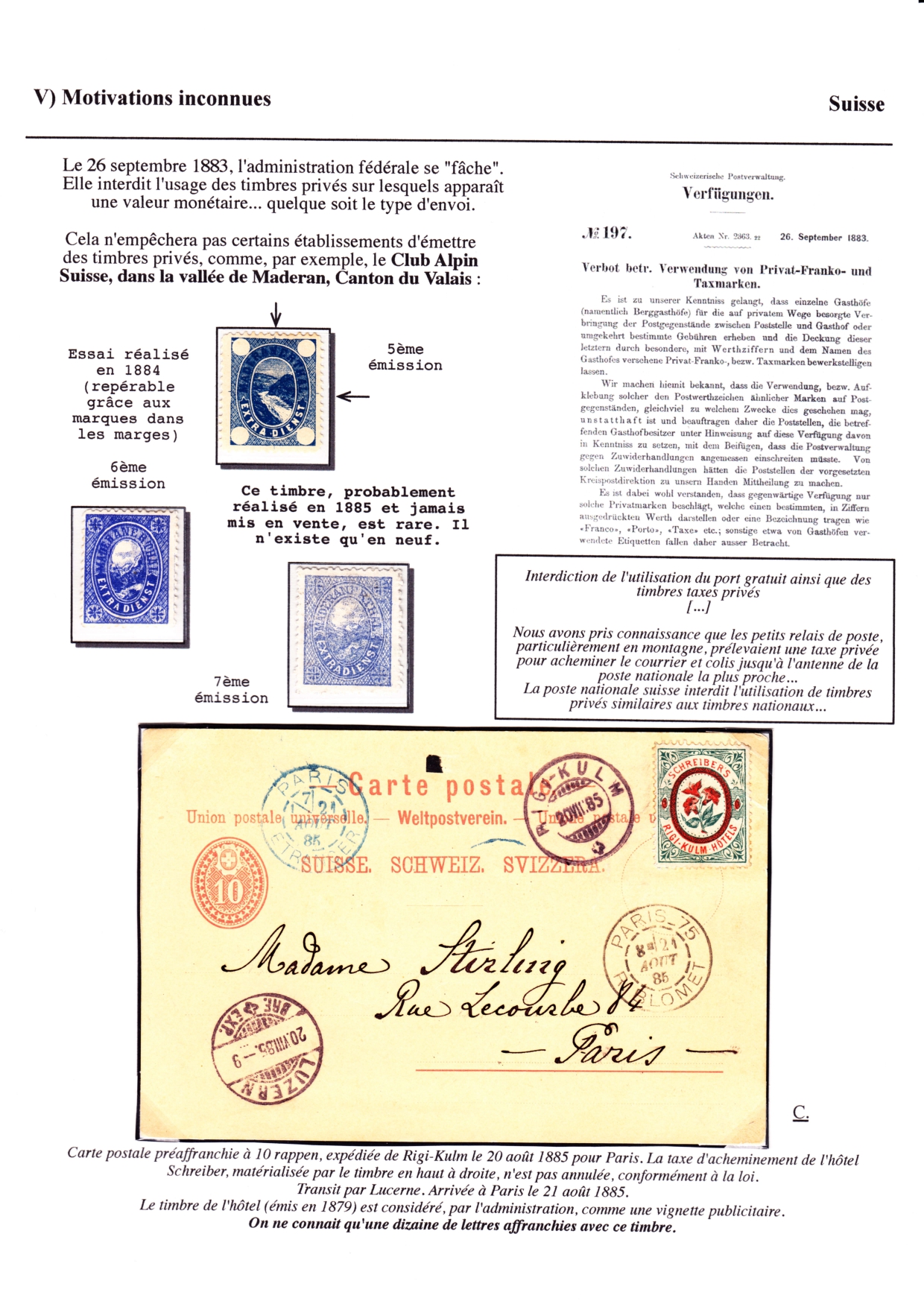 Les d��buts des timbres sans valeur faciale apparente p. 77