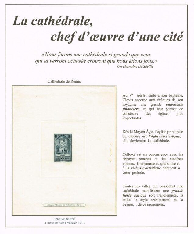 La cathédrale, chef d’oeuvre d’une cité