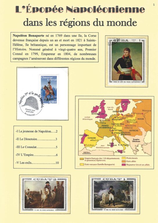 L’épopée napoléonienne dans les régions du monde