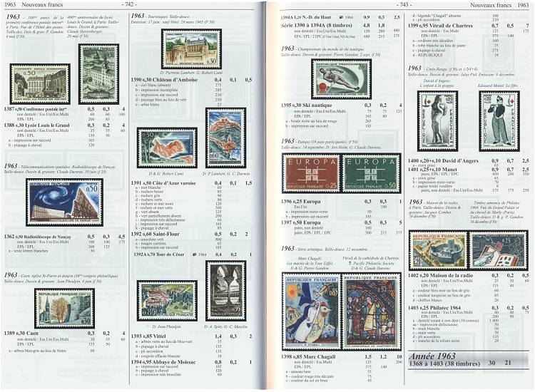 Catalogue de timbre
